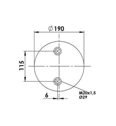 Körük Komple Metal Piston 4786Np21 Voss 232 - 17.88.777.90181