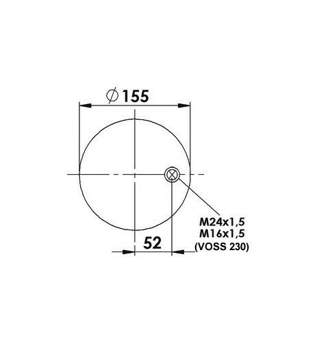 Körük Komple Metal Piston 4786Np01 Voss 230 - 17.88.777.90157