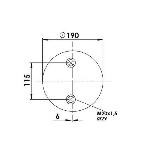 Körük Komple Metal Piston 4786Np01 Voss 230 - 17.88.777.90157