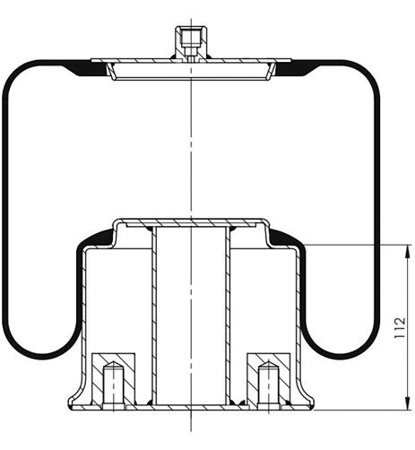 Air Spring With Metal Piston 4786Np02 - 17.88.777.90681