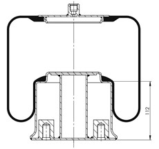 17.88.777.90681 - Körük Komple Metal Piston 4786Np02