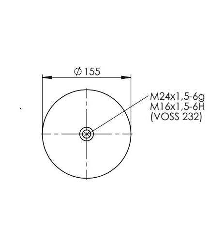 Air Spring With Metal Piston 4786Np02 - 17.88.777.90681