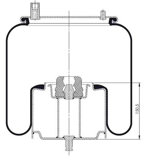 Körük Komple Metal Piston 4929Np01 - 84.88.777.90682