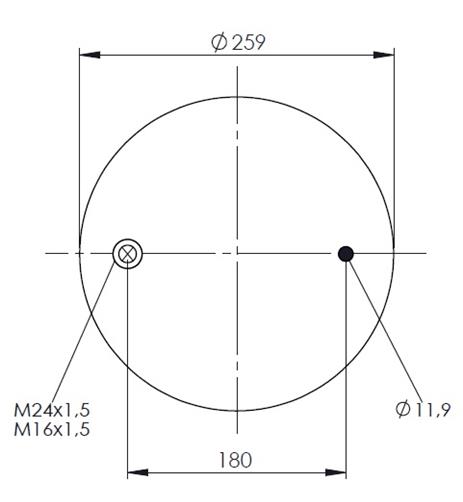 Körük Komple Metal Piston 4929Np01 - 84.88.777.90682