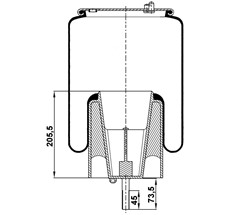 13.88.777.90986 - Körük Komple Plastik Piston W01M588653