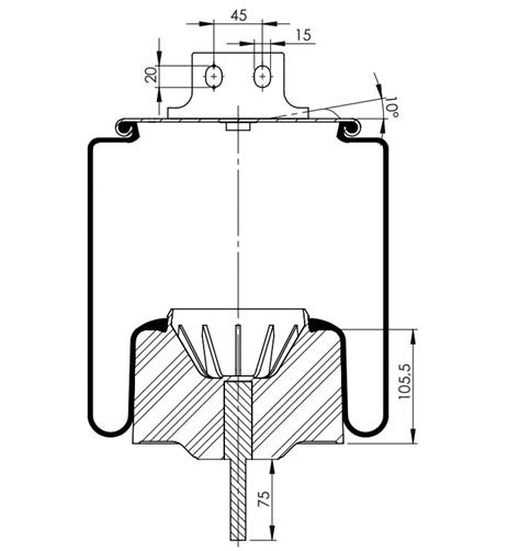 Körük Komple Plastik Piston W01m588663 - 15.88.777.91042