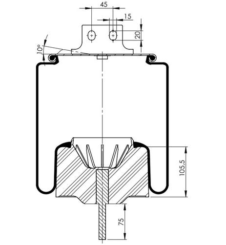 Körük Komple Plastik Piston W01m588662 - 15.88.777.91214