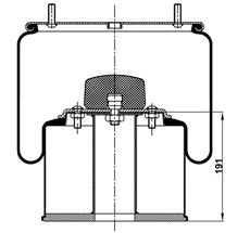 45.88.777.90961 - Körük Komple Metal Piston 2725Np01