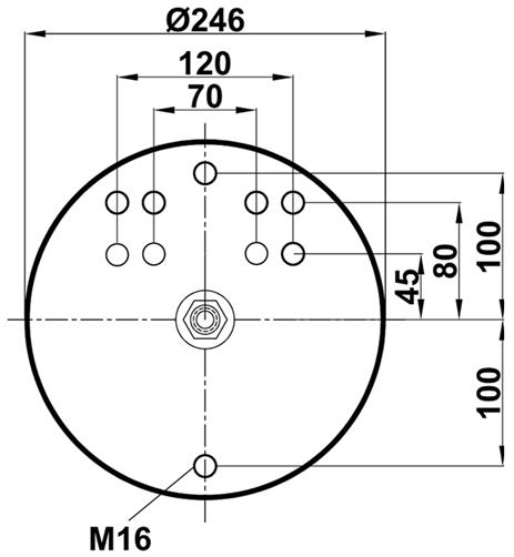 Körük Komple Metal Piston 2725Np01 - 45.88.777.90961