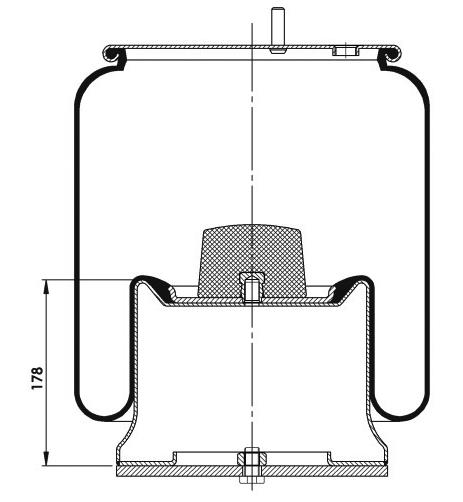 Körük Komple Metal Piston 2924V - 39.88.777.91020