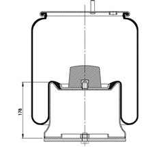 39.88.777.91020 - Körük Komple Metal Piston 2924V