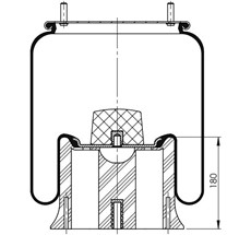 39.88.777.91400 - Körük Komple Plastik Piston 2924V