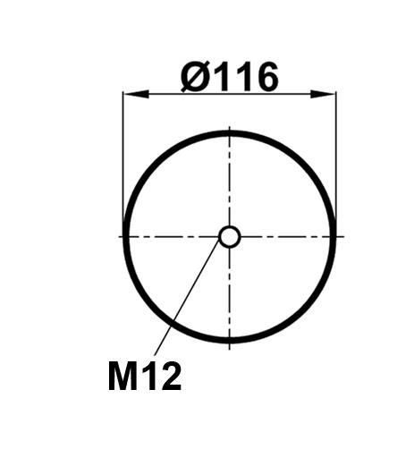 Körük Pistonsuz 4004Np05 M12 - 41.88.777.91237