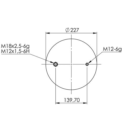 Körük Komple Metal Piston 4156Np11 - 45.88.777.91247