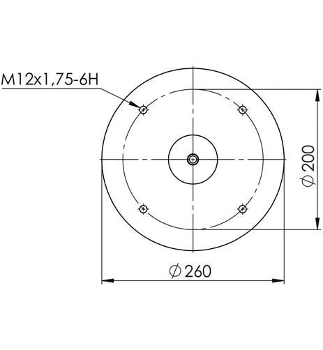 Körük Komple Metal Piston 4156Np11 - 45.88.777.91247