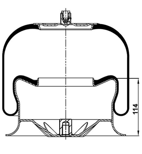 Körük Komple Metal Piston 4759Np01 Voss230 - 17.88.777.90955