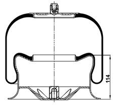 17.88.777.90955 - Körük Komple Metal Piston 4759Np01 Voss230