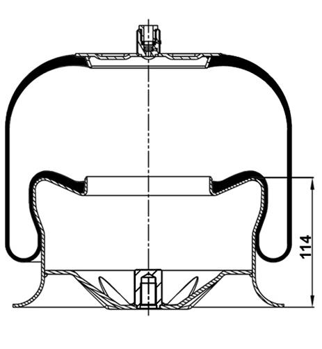 Körük Komple Metal Piston 4759Np21 Voss232 - 17.88.777.90969