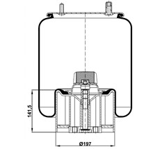 39.88.777.91028 - Körük Komple Plastik Piston 1r11-823