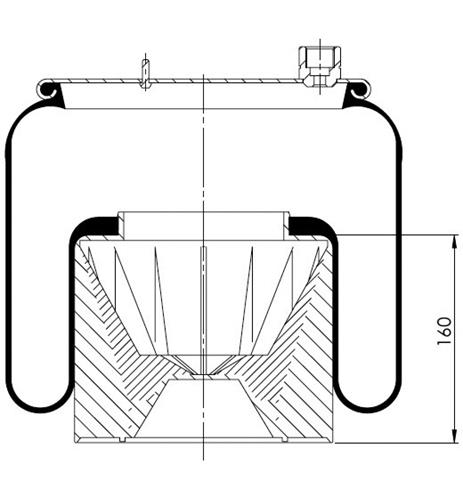 Körük Komple Plastik Piston 6122Np46 - 39.88.777.91220