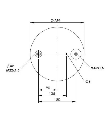 Körük Pistonsuz 6122Np47 - 39.88.777.91223