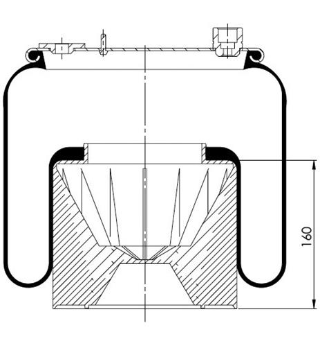 Körük Komple Plastik Piston 6122Np47 - 39.88.777.91221