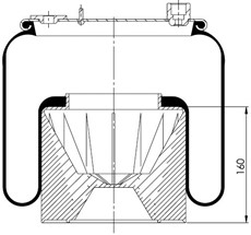 39.88.777.91221 - Körük Komple Plastik Piston 6122Np47