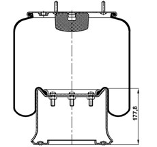 39.88.777.90943 - Körük Komple Metal Piston 811M16K1