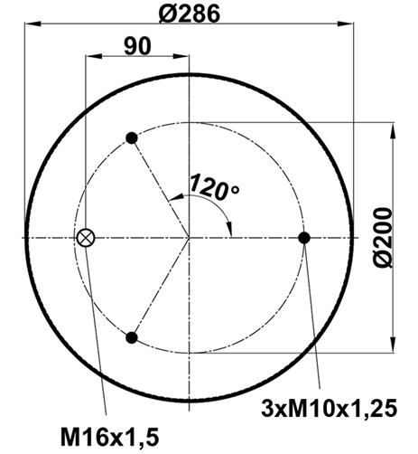 Körük Komple Metal Piston 811M16K1 - 39.88.777.90943