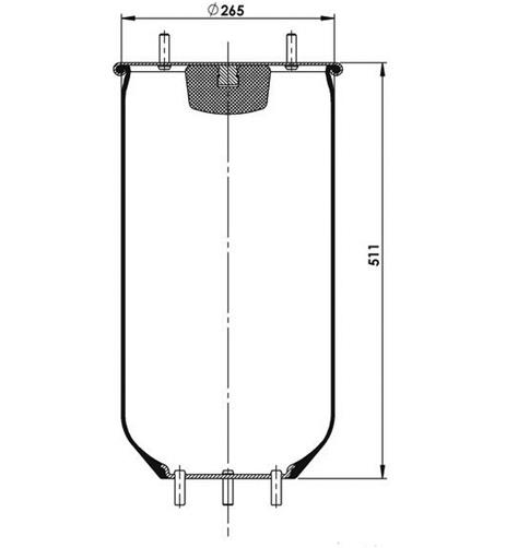 Körük Komple Metal Pıston 836Np12 - 45.88.777.90924