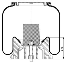 42.88.777.90729 - Körük Komple Plastik Piston W013589069