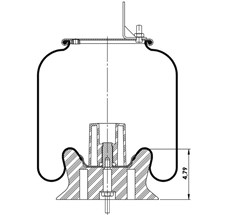 42.88.777.91283 - Körük Komple Plastik Piston W013589373