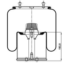 45.88.777.90948 - Körük Komple Metal Piston 3940-01K