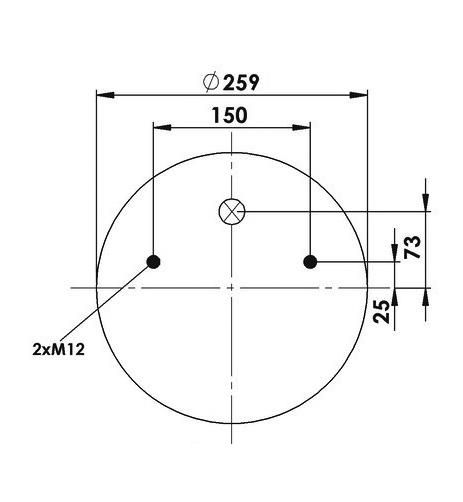 Air Spring With Metal Piston 1R11-702 - 45.88.777.90987