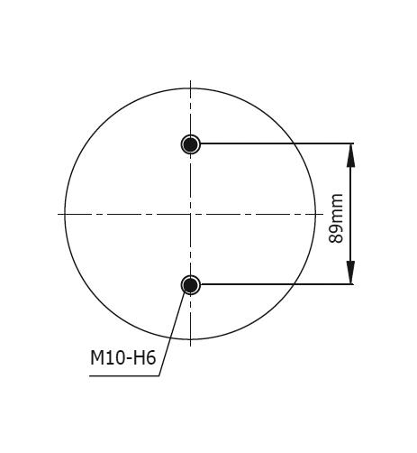 2 Katlı Körük Komple D225mm M14-M10x4 - 13.88.777.91076