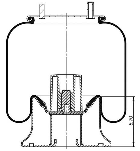 Körük Komple Metal Piston 4159Np13 - 42.88.777.90755