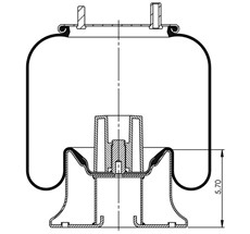 42.88.777.90755 - Körük Komple Metal Piston 4159Np13