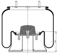 45.88.777.91011 - Körük Komple Metal Piston 3810-14K