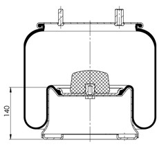 42.88.777.90763 - Körük Komple Metal Piston 810Mb02