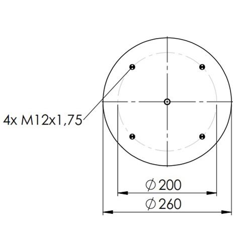 Körük Komple Metal Piston 810Mb02 - 42.88.777.90763