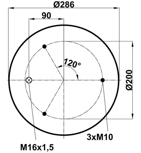 Körük Pistonsuz 811M16 - 45.88.777.90865