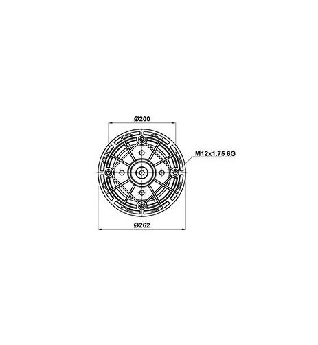 Körük Komple Plastik Piston W016817359 - 45.88.777.91409