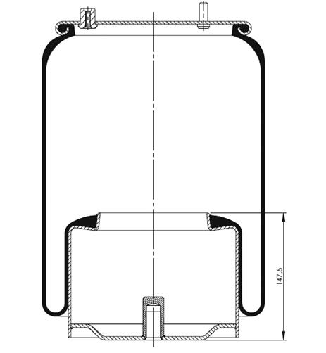 Körük Komple Metal Pıston 1889Np02 - 16.88.777.91001