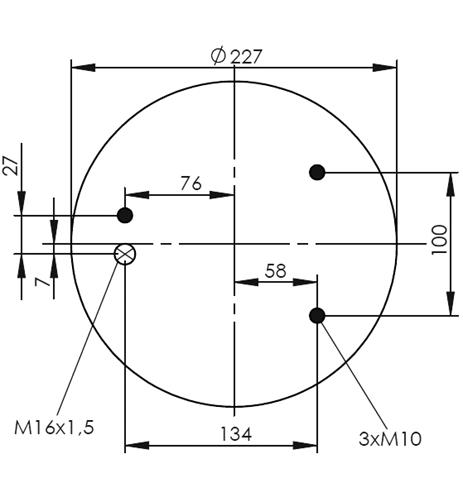 Körük Komple Metal Pıston 1889Np02 - 16.88.777.91001