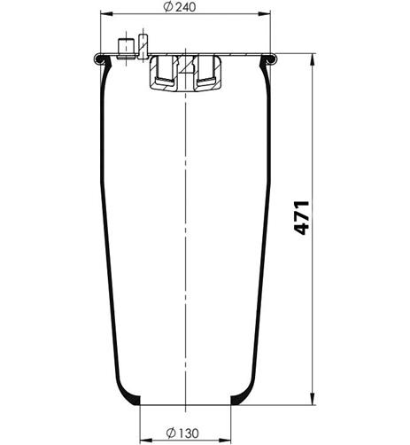 Körük Pistonsuz 4884N1P02 - 11.88.164.90460