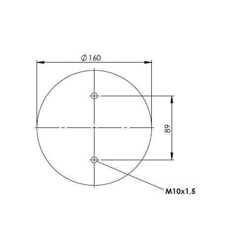 2 Katlı Körük Komple D220mm Fd200-19p04 M12xM10-2 - 13.88.164.90088