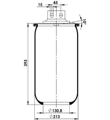 Air Spring W/O Piston W01m588663 - 15.88.164.90939