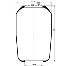 17.88.164.90400 - Air Spring W/o Piston 4187Np24 (Voss232)