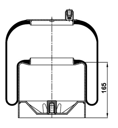 Air Spring With Metal Piston 4390Np24 (Voss232) - 17.88.164.90408