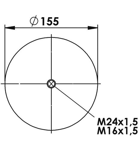 Körük Komple Metal Piston 4758Np23 (Voss 232) - 17.88.164.90656